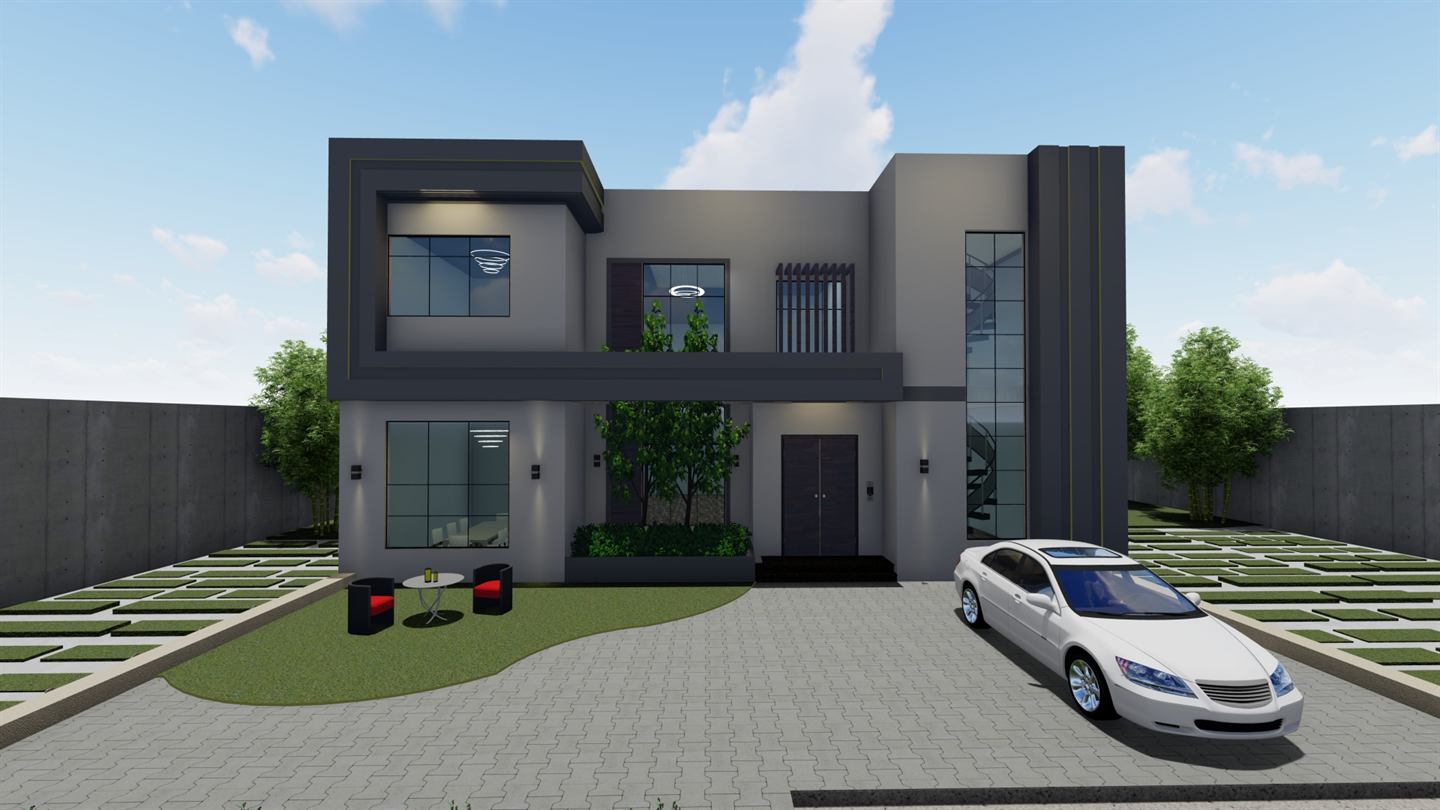 Raw Lumion render before any effect preset is applied